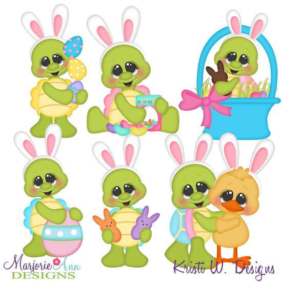 I Turtley Love Easter SVG Cutting Files Includes Clipart - Click Image to Close